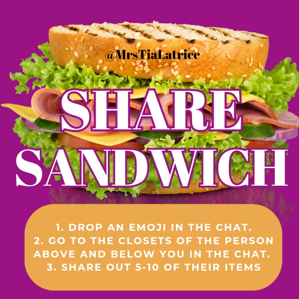 TIME TO SHARE SOME ITEMS